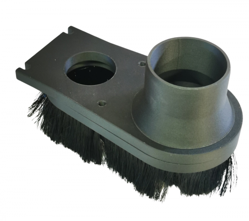 Pölynimukaulus  Ultimate / B+ / Workbee Z1+ 43mm jyrsinkaralle - 63mm imuyhde - magneettinen pikairroitus harjaksille