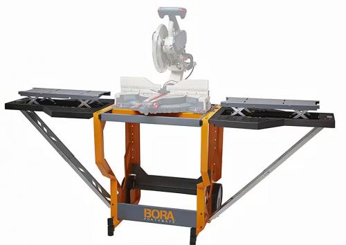 Portacube flexible mitre saw station