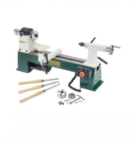 Record - Pathfinder Cast Iron Electronic Variable Speed Lathe - Package deal