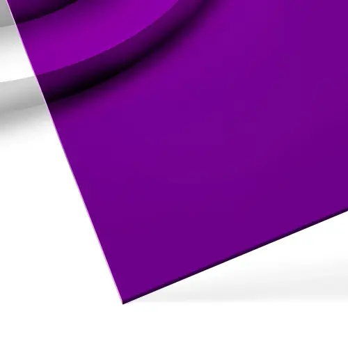 xTool - 3 mm läpikuultava kiiltävä akryylilevy, violetti (3 kpl)