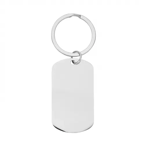 xTool - Stainless Steel Military Keychain, 50 × 30 mm (10 pcs)
