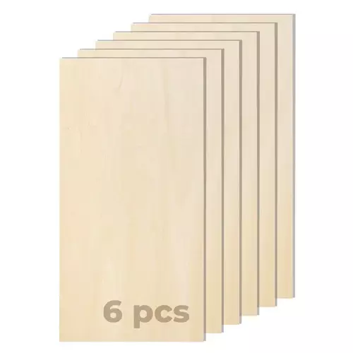 xTool - 3 mm Basswood Plywood, 30 × 60 cm (6 pcs)
