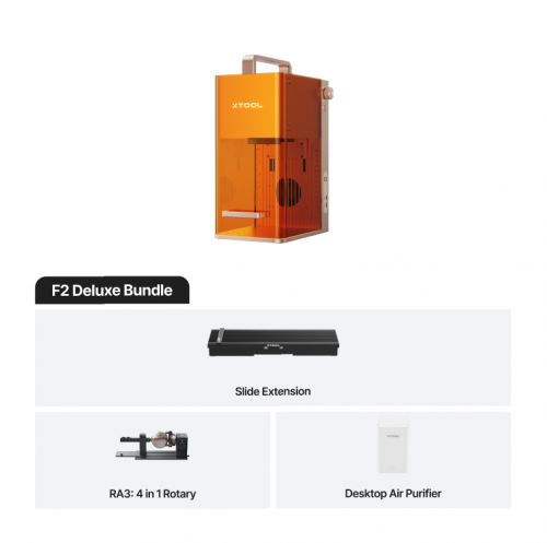 xTool - F2 Deluxe Bundle - Class 4 - for professional use only