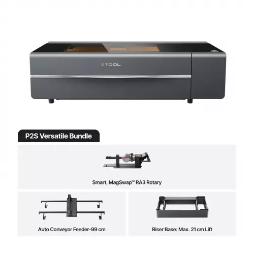 xTool - P2S Versatile Bundle - Class IV - Grey - Only for Professional use
