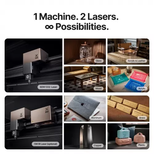 xTool - P3 Laserleikkaus- ja kaiverruslaite - All-in-One Bundle - Vain ammattikäyttöön