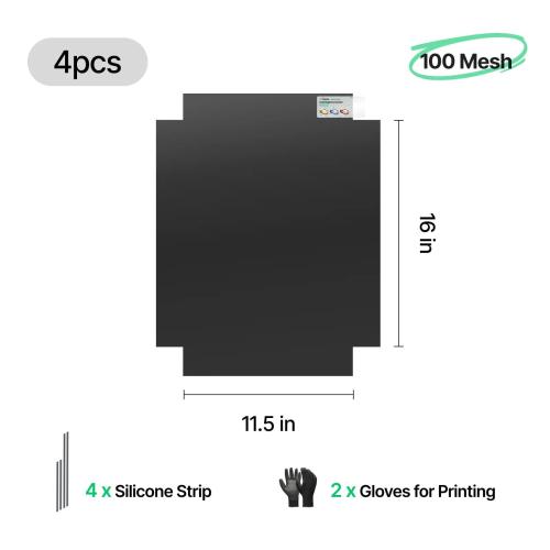 xTool - 100 Mesh Polyester Fast-Engrave Screen, 29 × 40,6 cm (4pcs)
