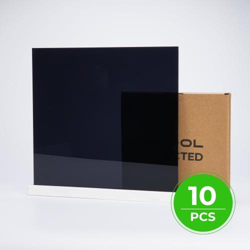 xTool - 1 mm täckande blank akrylskiva, svart (10 st)