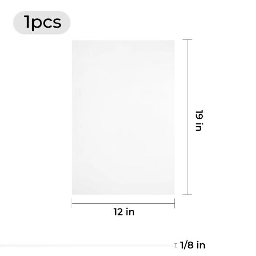 xTool - 3 mm kirkas kiiltävä akryylilevy, kirkas, 30 × 60 cm (3 kpl)