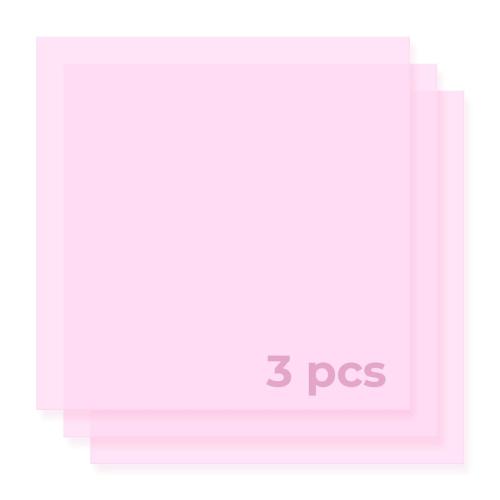 xTool - 3 mm huurreakryylilevy, huurrepintainen, pinkki (3 kpl)