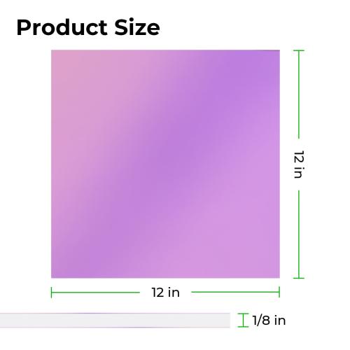 xTool - 3 mm opaalinhohtoinen akryylilevy, sininen (3 kpl)