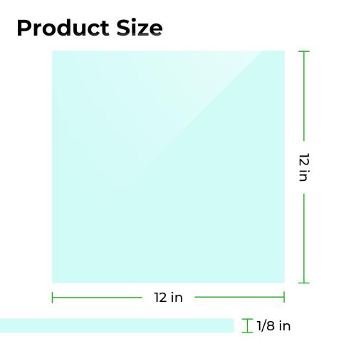 xTool - 3 mm pastelliakryylilevy, vihreä (3 kpl)