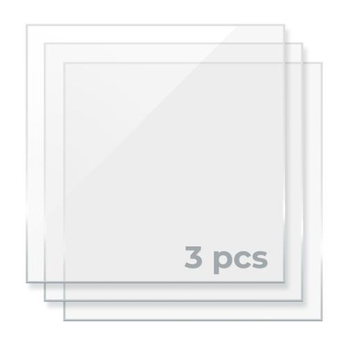 xTool - 3 mm kirkas läpinäkyvä kiiltävä akryylilevy, 30 × 30 cm (3 kpl)