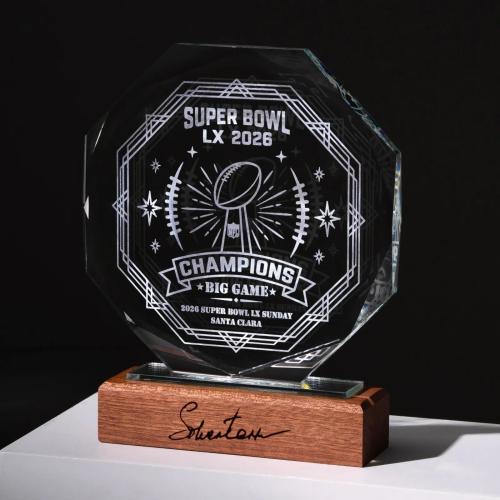 xTool - Crystal Award Trophy, Octagonal