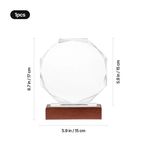xTool - Crystal Award Trophy, Octagonal