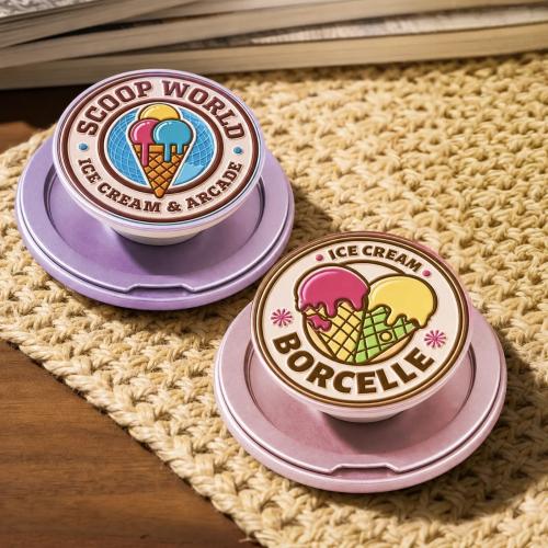xTool - puhelimen sormuspidike, Purple and Rose Gold (6 kpl)