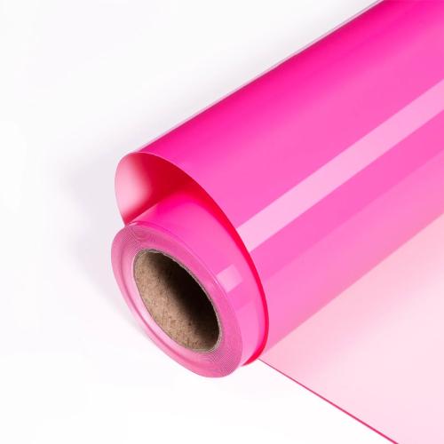 xTool - laserturvallinen 3D-kohosiirtokalvo, neonpinkki, 25 × 366 cm