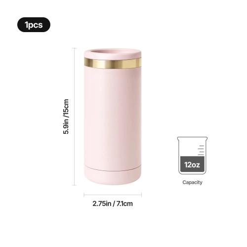 xTool - ruostumaton teräksinen tölkkijäähdytin, musta–opaalinhohtoinen, 12 oz (355 ml)