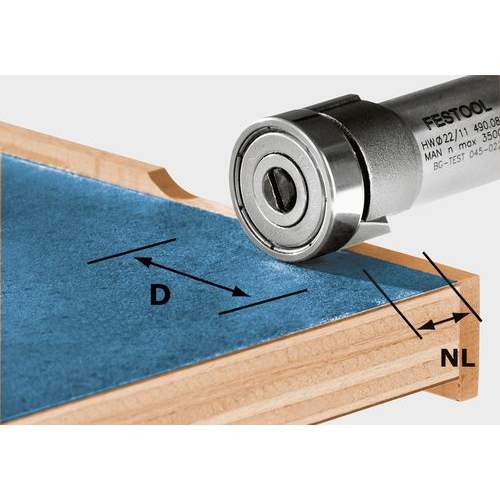 Festool - Tasausjyrsin HW D22/8-OFK