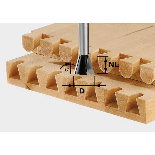 Festool - Taite-/sinkkausjyrsin HW S8 D16/13,5/15°