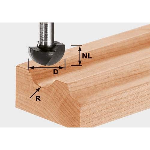 Festool - Kourujyrsin HW S8 R6,35