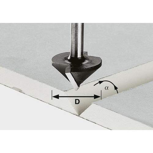 Festool - Gipsskivsfräs HW S8 D12,5/45°