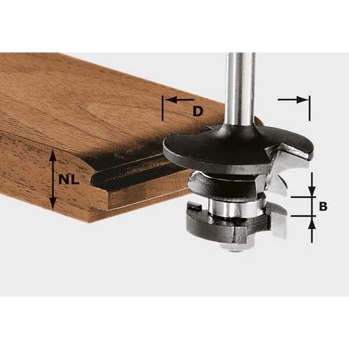 Festool - Urosprofiilijyrsin HW S8 D43/21 A/KL