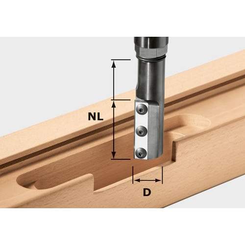 Festool - Kääntöteräinen urajyrsin HW KN D20/50 WP/K