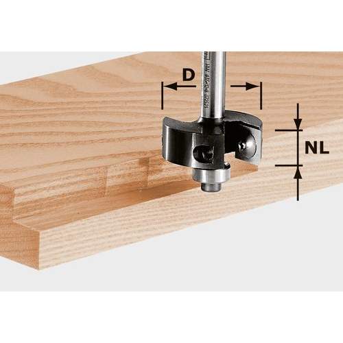 Festool - Kääntöteräinen huullosjyrsin HW S8 D38/12