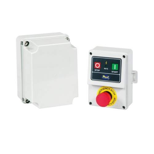 Repar2 -  Hätä-seis-kytkin matalajänniteohjauksella (mikrokytkinvalmius) - max. 2.25kW