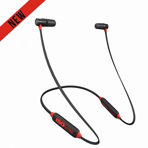ISOtunes Xtra 2.0 Tulppakuulosuojaimet Puna/Musta - EN352
