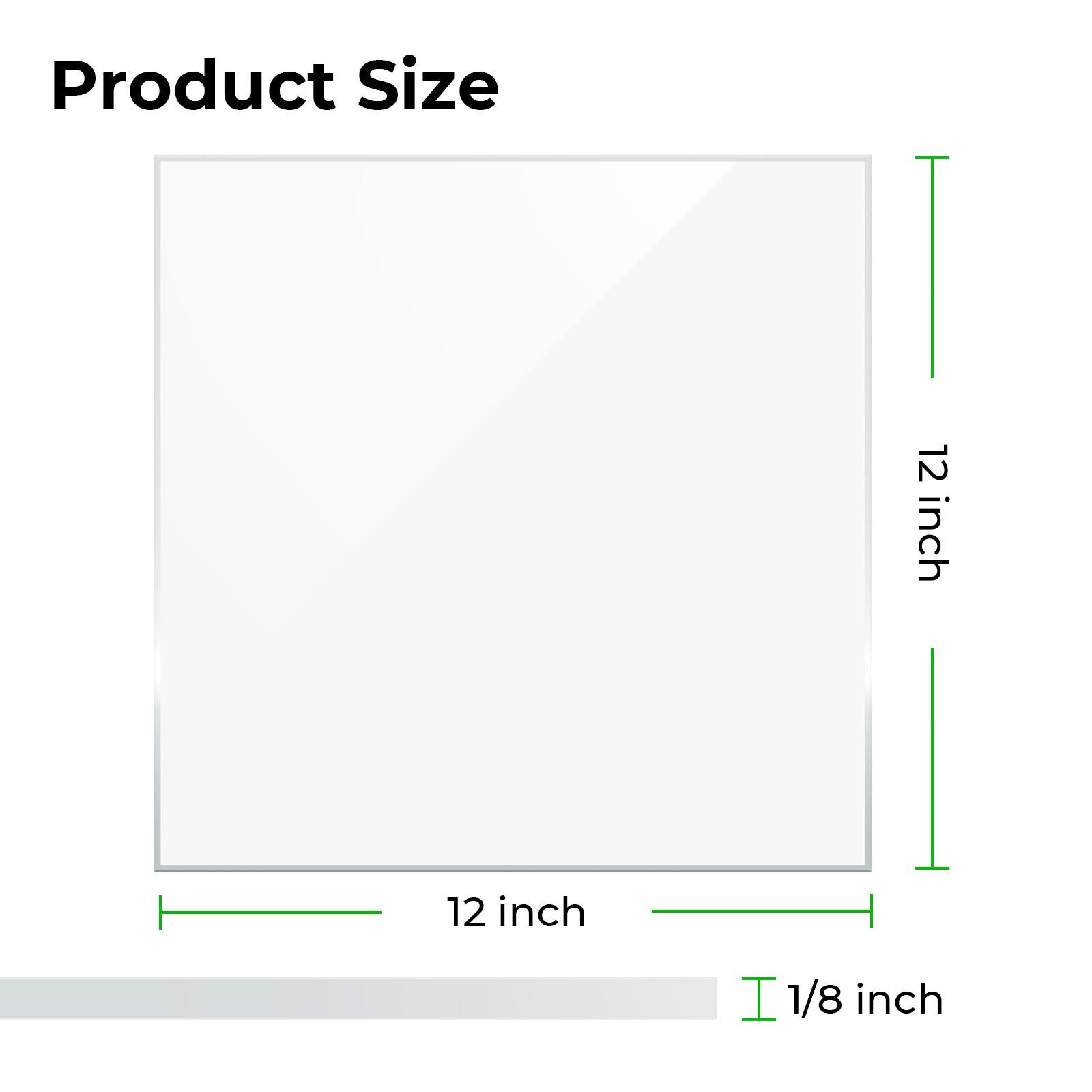 xTool - 3 mm kirkas kiiltävä akryylilevy, kirkas, 30 × 60 cm (3 kpl)